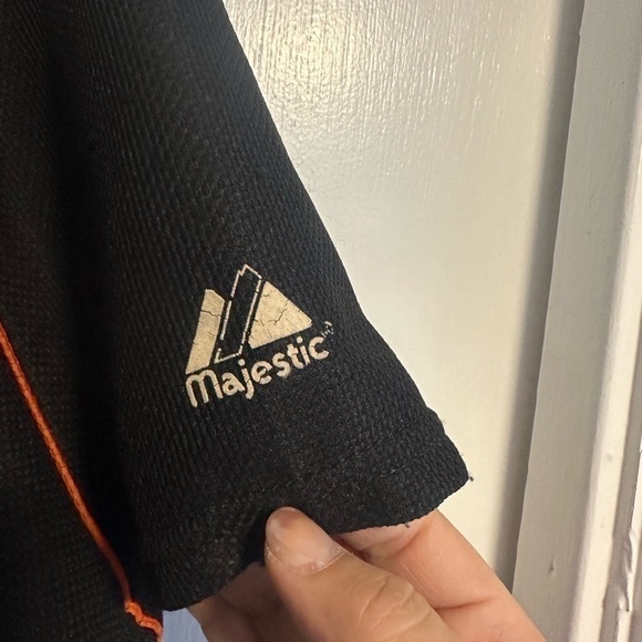 Vintage Majestic Collection San Francisco Giants Jersey Men- L Black SCRIPT - Picture 4 of 6